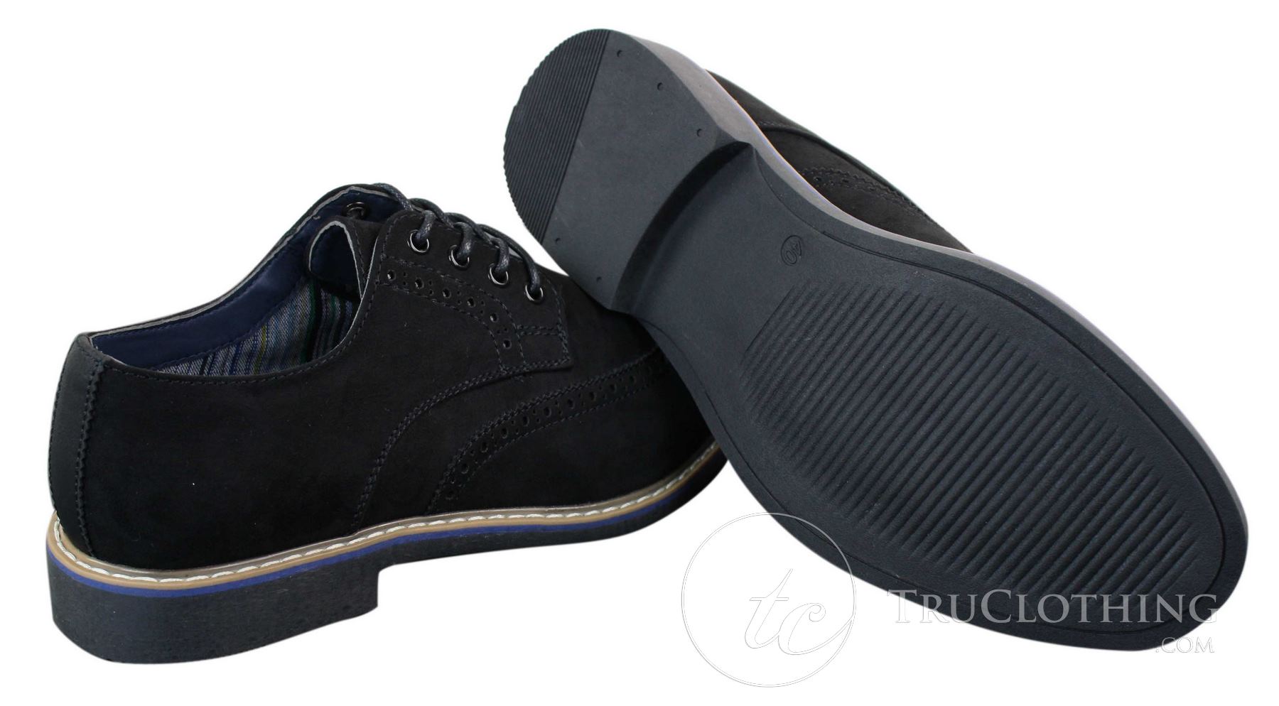 Elong EL0635 - Moški elegantni casual brogue iz semiš nubuk usnja