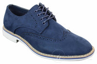 Elong EL0635 - Moški elegantni casual brogue iz semiš nubuk usnja