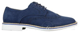 Elong EL0635 - Moški elegantni casual brogue iz semiš nubuk usnja