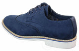 Elong EL0635 - Moški elegantni casual brogue iz semiš nubuk usnja