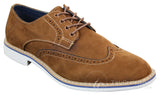 Elong EL0635 - Moški elegantni casual brogue iz semiš nubuk usnja