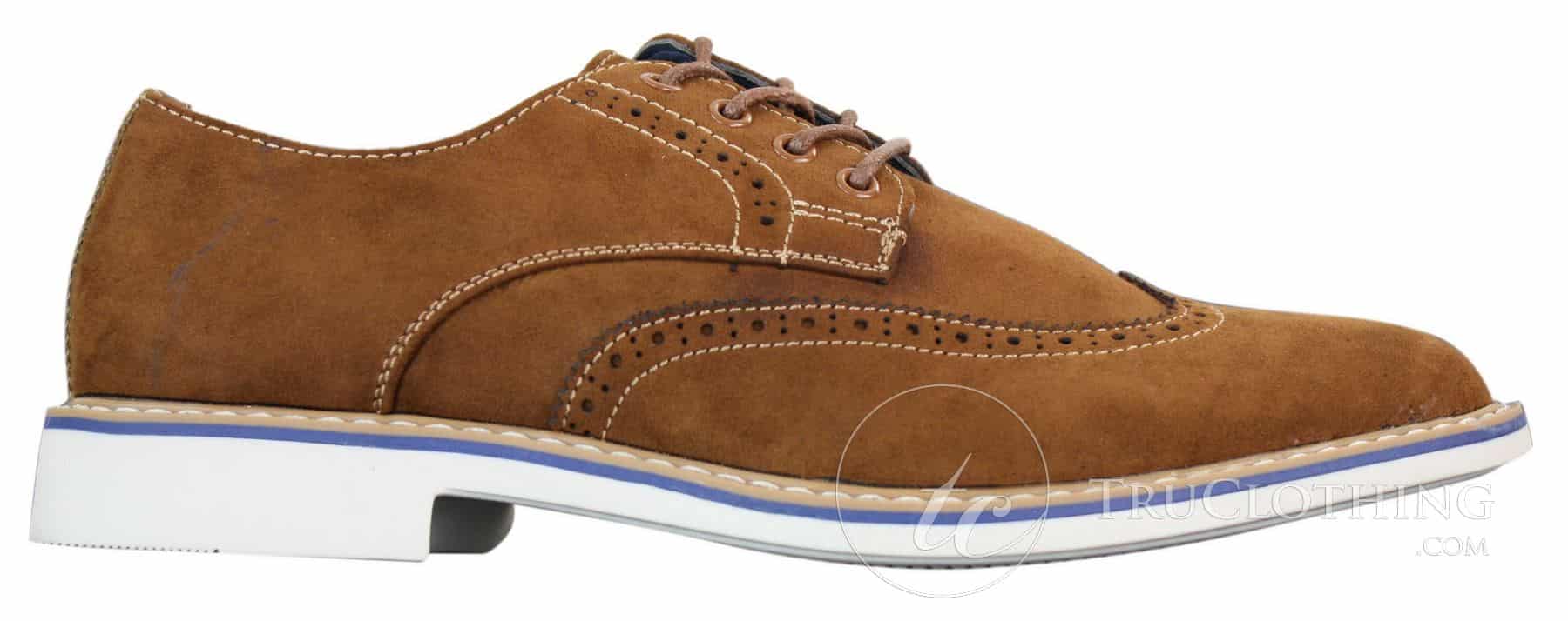 Elong EL0635 - Moški elegantni casual brogue iz semiš nubuk usnja