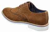 Elong EL0635 - Moški elegantni casual brogue iz semiš nubuk usnja