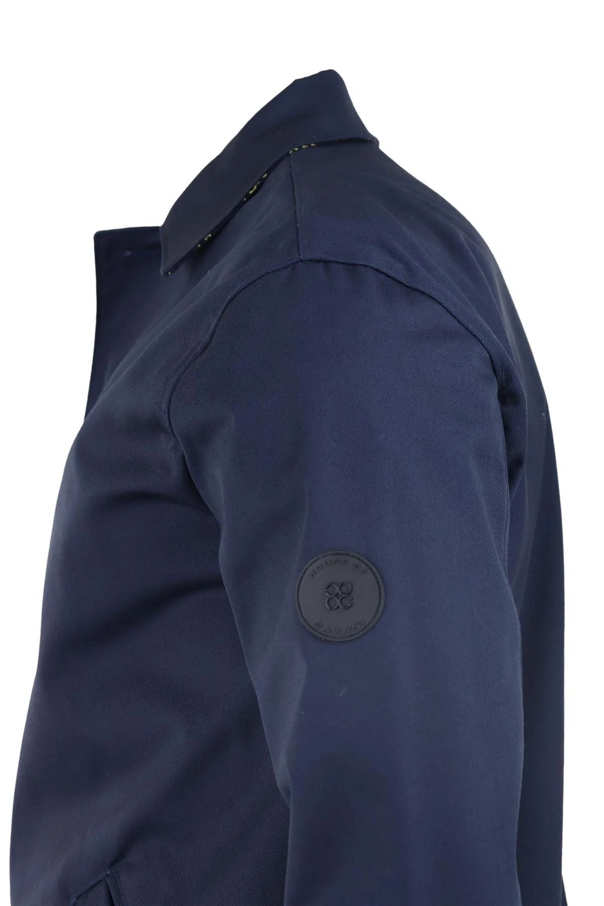 Moška srednje dolga jakna, lahka, elegantna, ležerna, temno modra, Mac
