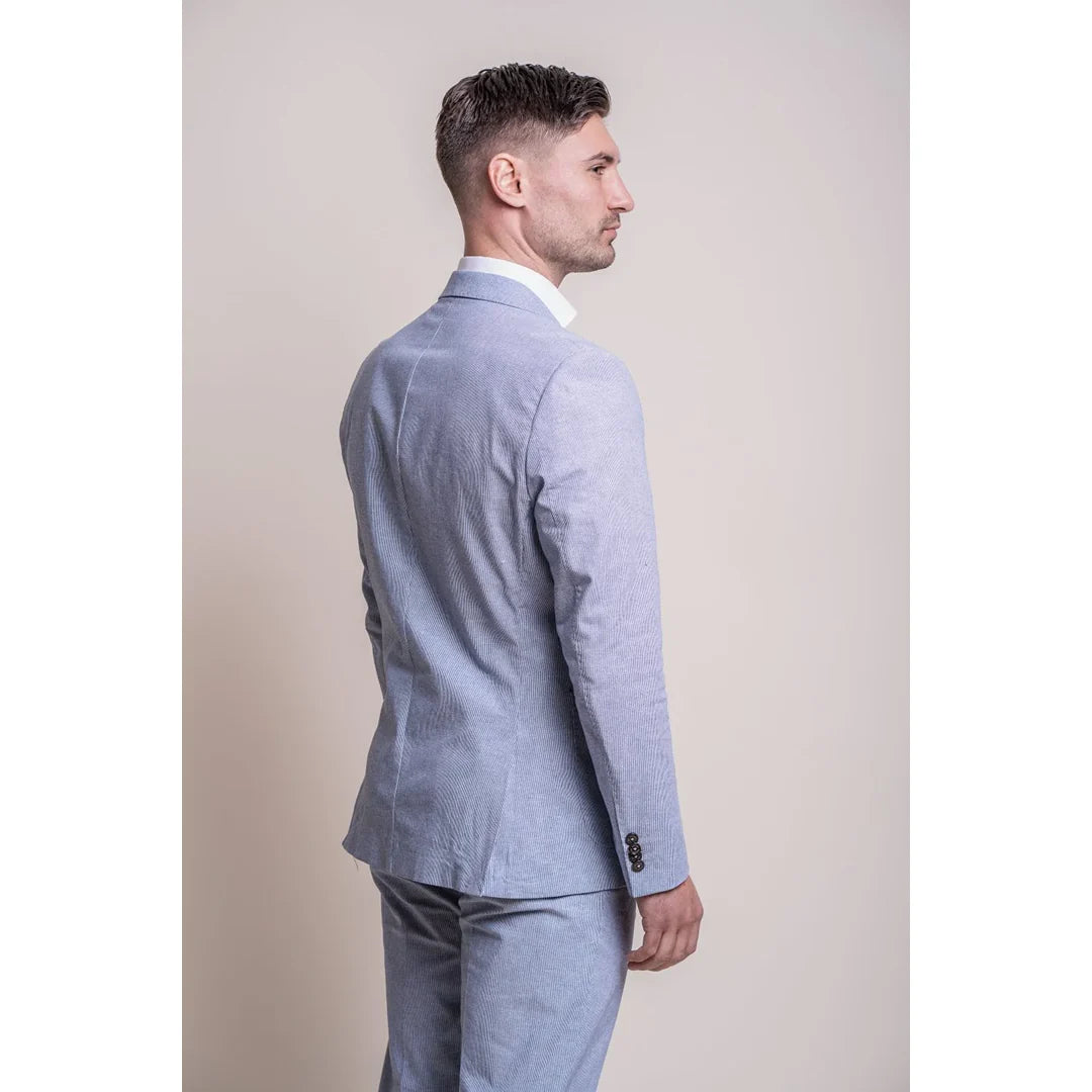 Fredrik - Moški svetlo moder poletni blazer