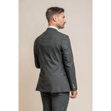 Furious - moški temno olivno modri svečani blazer