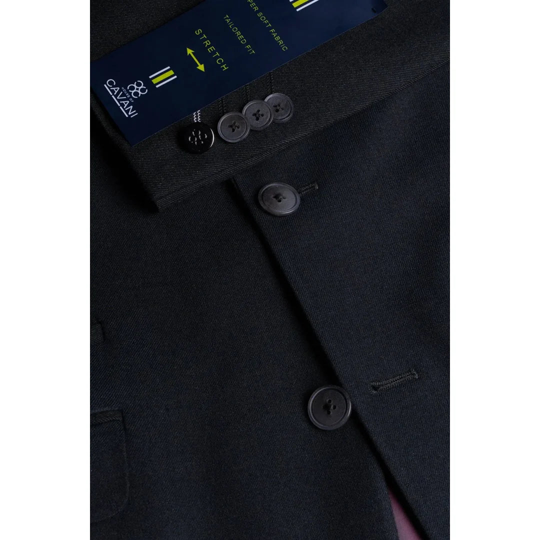 Furious - moški temno olivno modri svečani blazer