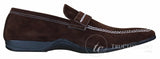Galax GH052 - Moški rjavi usnjeni čevlji brez rokavov, elegantni in casual, velikost 5, 6, 7, 8, 9, 10, 11