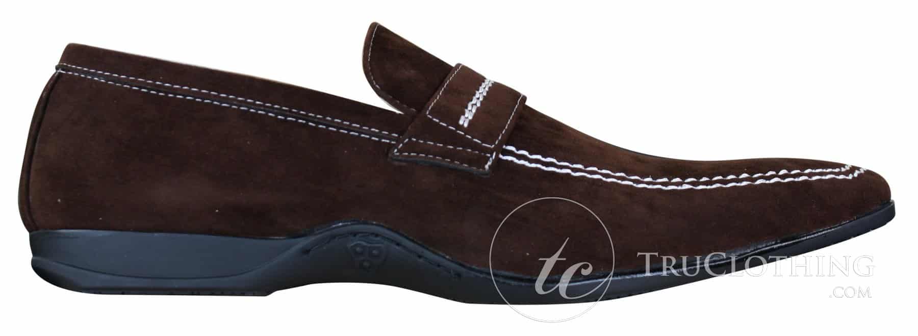 Galax GH052 - Moški rjavi usnjeni čevlji brez rokavov, elegantni in casual, velikost 5, 6, 7, 8, 9, 10, 11