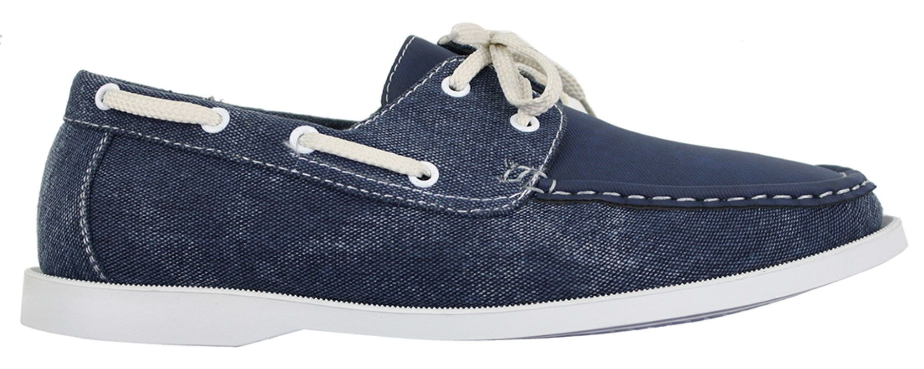 Moški retro jeans čevlji v vintage slogu z vezalkami, temno modri, oprani