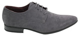 Moški elegantni casual semiš čevlji z vezalkami, rdeči, zeleni, črni, sivi, italijanski