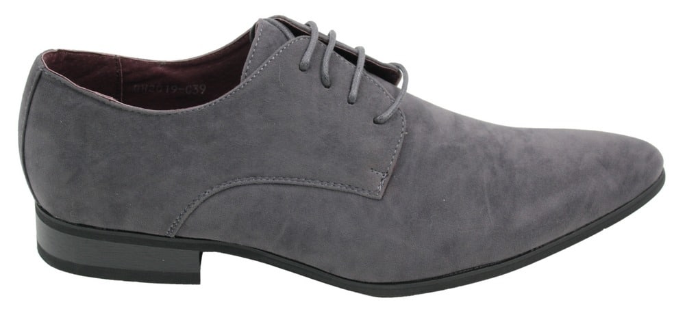 Moški elegantni casual semiš čevlji z vezalkami, rdeči, zeleni, črni, sivi, italijanski