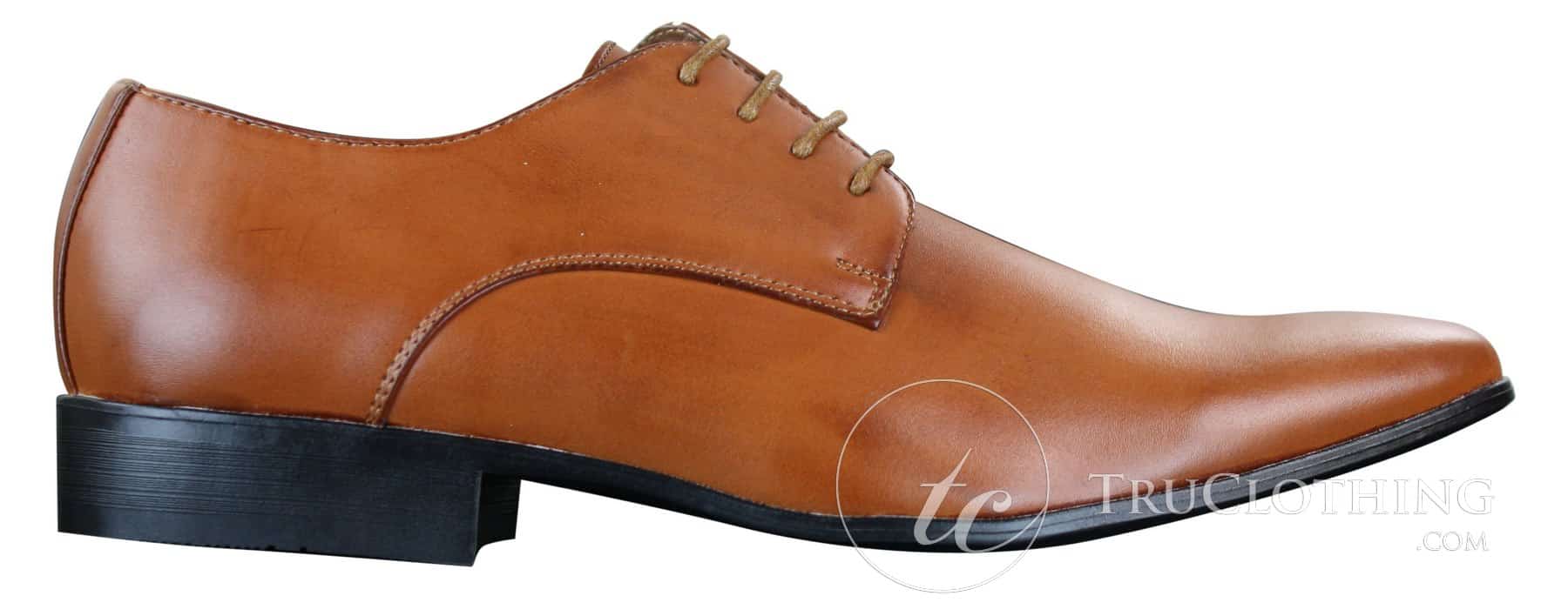 Galax GH2019 - Moški elegantni in ležerni usnjeni čevlji s čipko, formalni, z vezalkami, za poroko, maturantski ples, pisarno, klasični