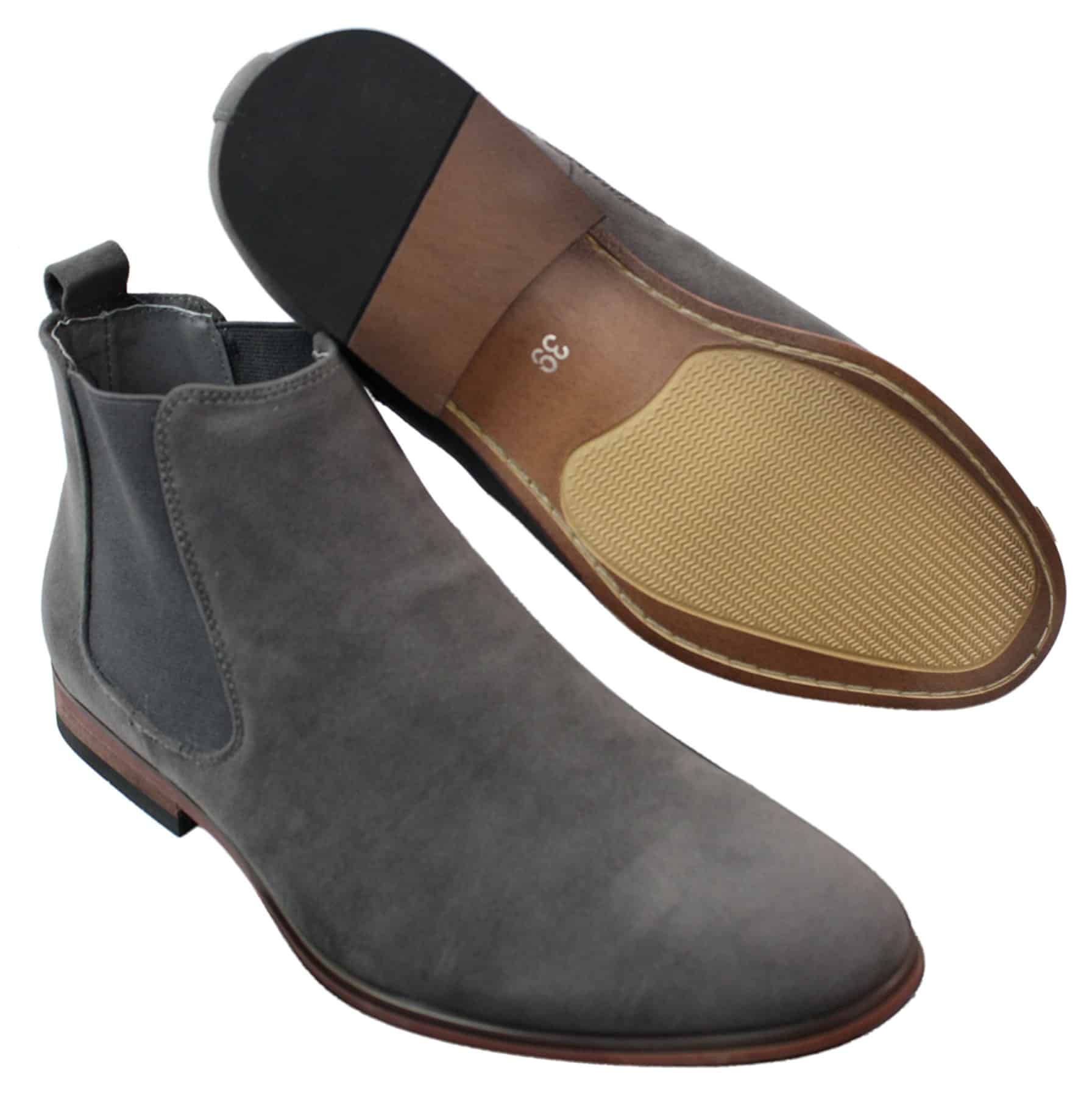 Moški italijanski semiš gležnjarji brez rokavov, elegantni in casual, puščavski Chelsea, prodajalec