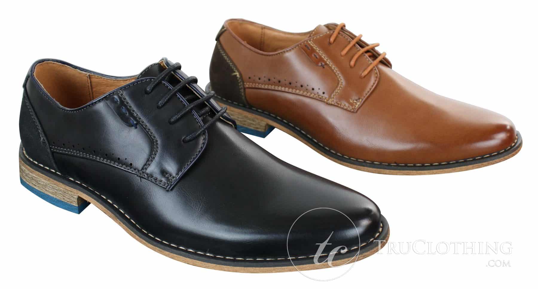 Moški elegantni casual čevlji z vezalkami Galax GH3117, klasični, rjavi, črni, usnjeni, semiš