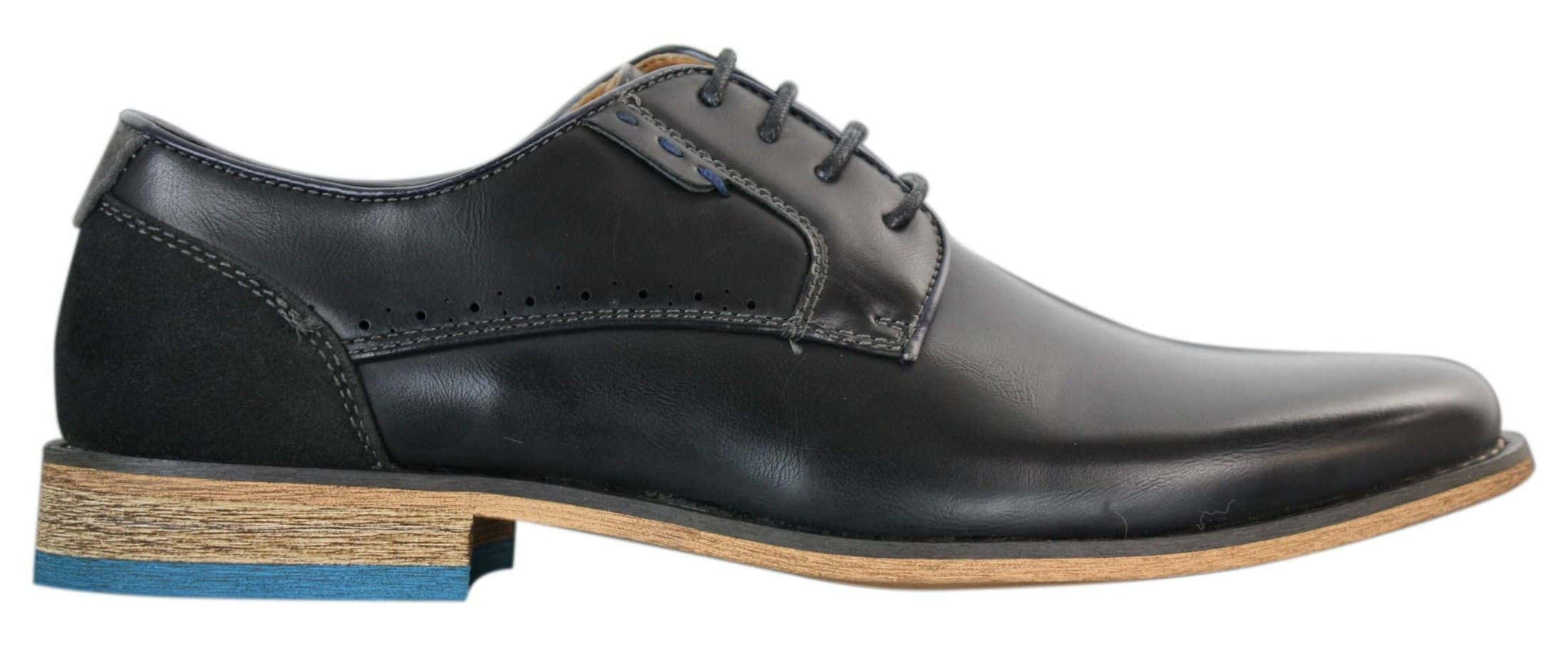 Moški elegantni casual čevlji z vezalkami Galax GH3117, klasični, rjavi, črni, usnjeni, semiš