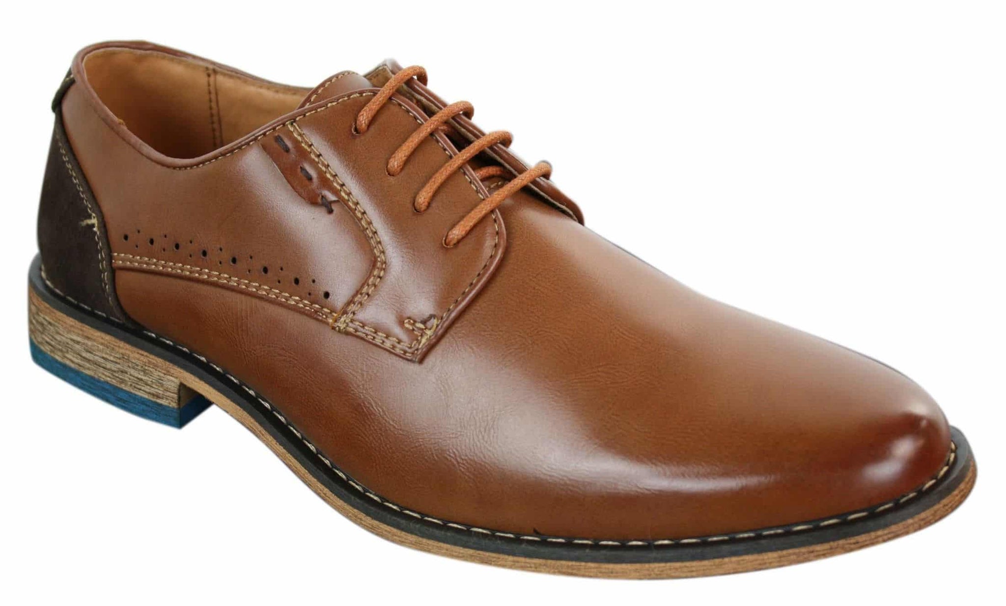 Moški elegantni casual čevlji z vezalkami Galax GH3117, klasični, rjavi, črni, usnjeni, semiš