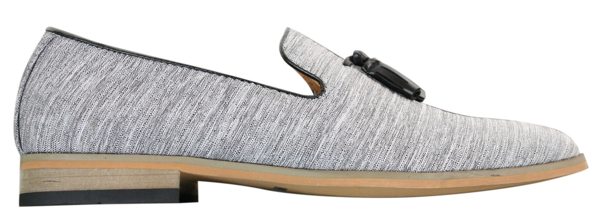 Galax GH3126 - Moški čevlji za vožnjo brez rokavov z resicami, mokasini, lahki, elegantni, črni, modri, italijanski