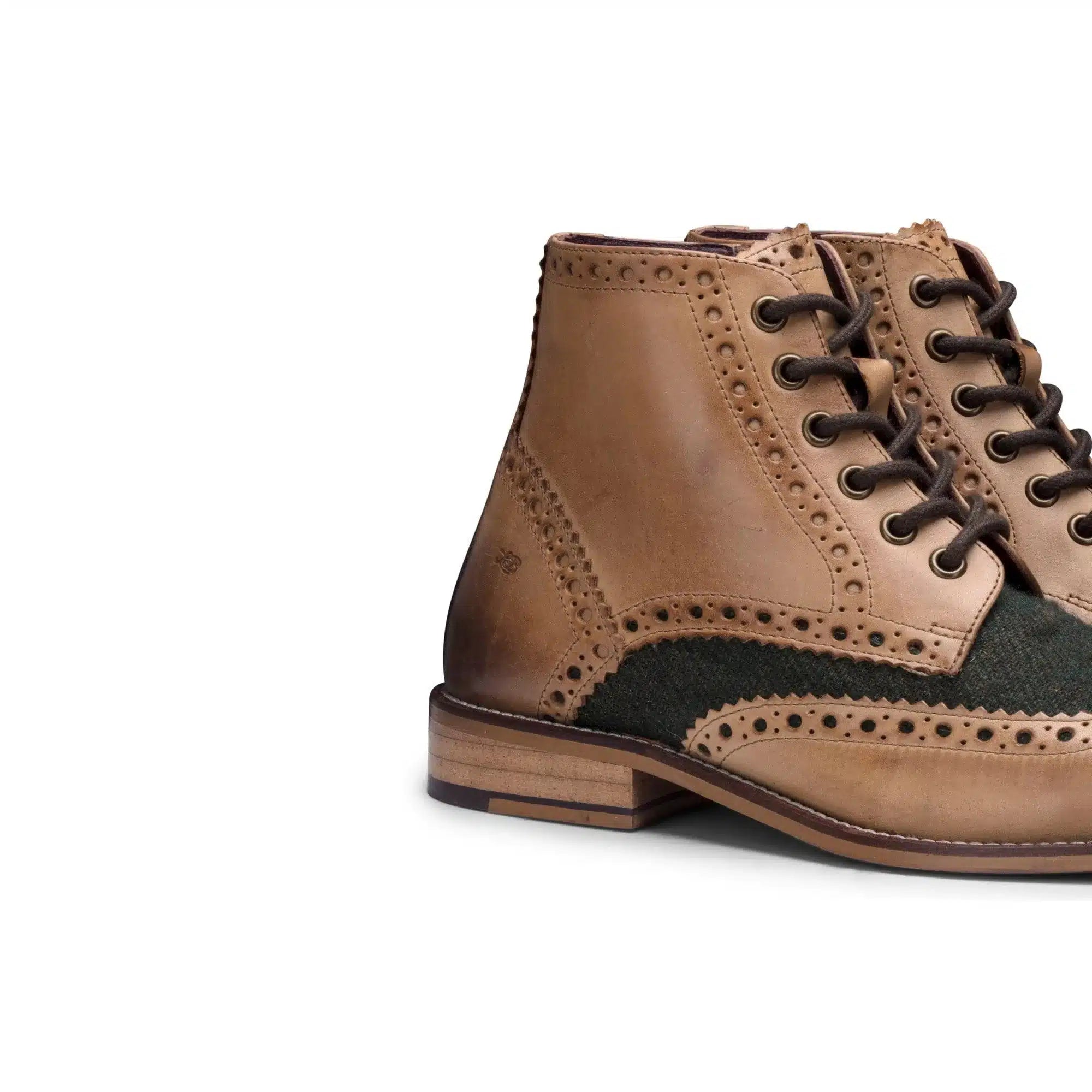 Moški škornji iz pravega usnja, vintage brogue, semiš tvid čevlji z vezalkami iz 20. let prejšnjega stoletja, elegantni formalni čevlji