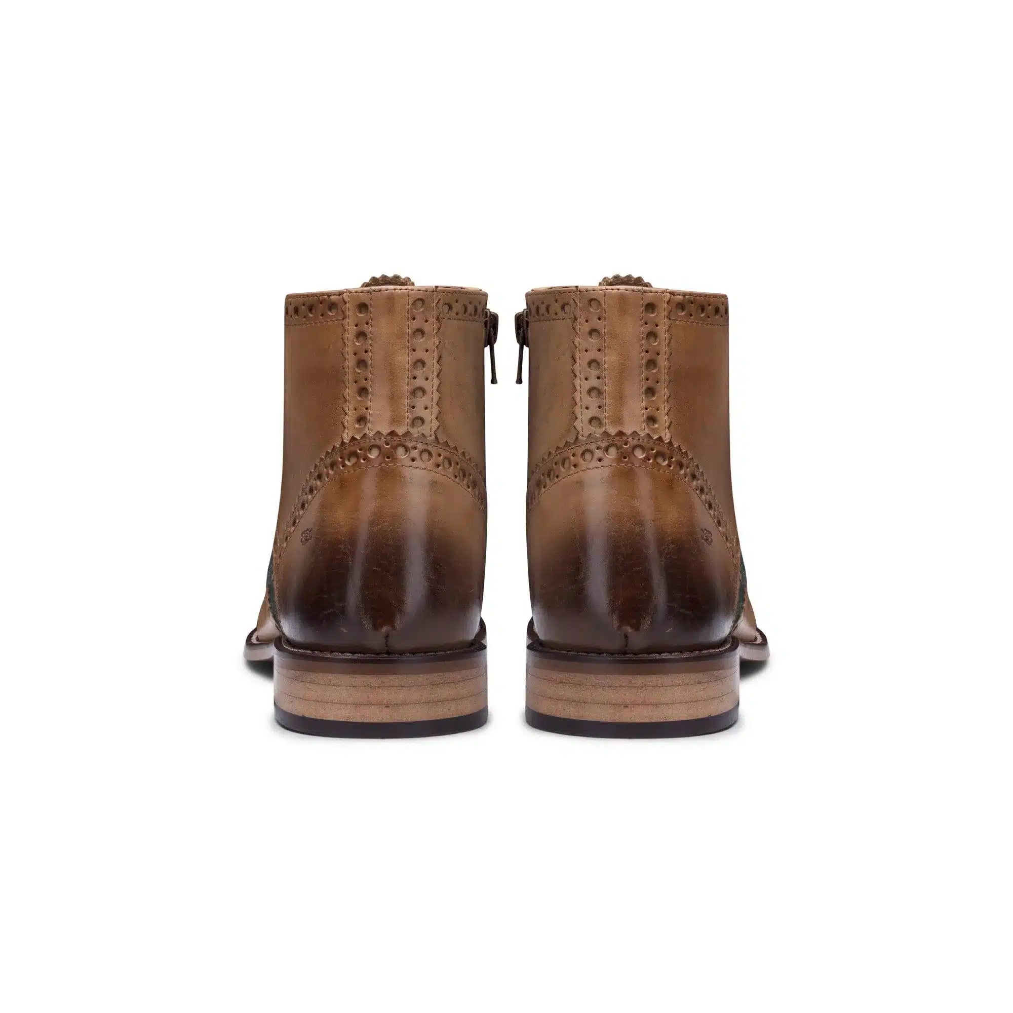 Moški škornji iz pravega usnja, vintage brogue, semiš tvid čevlji z vezalkami iz 20. let prejšnjega stoletja, elegantni formalni čevlji