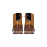 Moški škornji iz pravega usnja, vintage brogue, semiš tvid čevlji z vezalkami iz 20. let prejšnjega stoletja, elegantni formalni čevlji