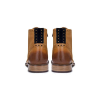 Moški škornji iz pravega usnja, vintage brogue, semiš tvid čevlji z vezalkami iz 20. let prejšnjega stoletja, elegantni formalni čevlji