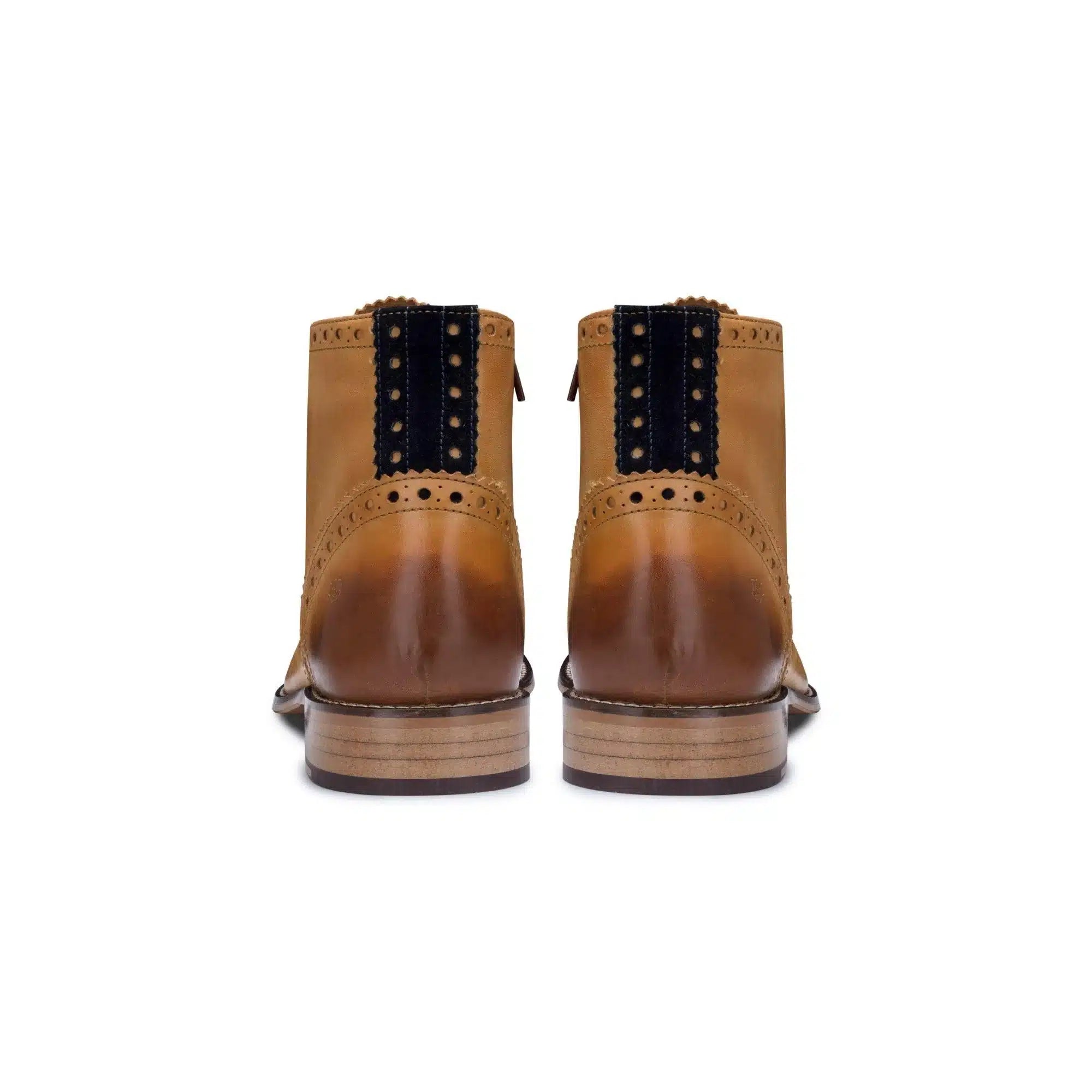 Moški škornji iz pravega usnja, vintage brogue, semiš tvid čevlji z vezalkami iz 20. let prejšnjega stoletja, elegantni formalni čevlji