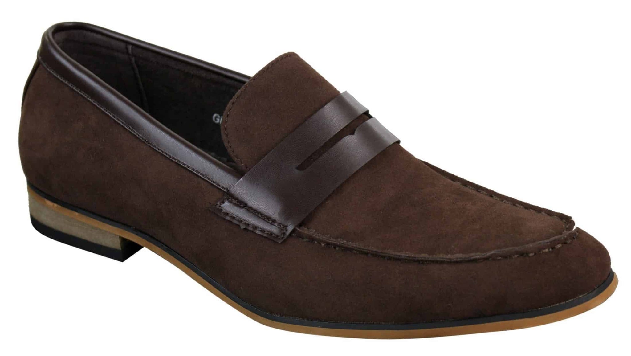 Moški semiš natikači mokasini elegantni casual čevlji italijanskih oblikovalcev
