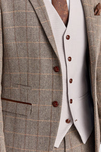 Harris Brown Tweed obleka z Mayfair Stone telovnikom