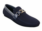 Fiorello HD0112-03 - Moški ikonični črno-modri italijanski dizajn brezrokavniki elegantni casual mokasini mokasini za vožnjo