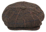 Moški vintage tweed klobuk Peaky Blinders