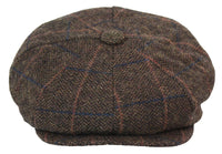 Moški vintage tweed klobuk Peaky Blinders