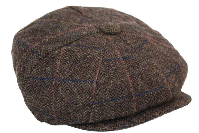 Moški vintage tweed klobuk Peaky Blinders