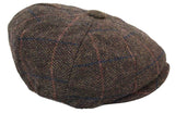 Moški vintage tweed klobuk Peaky Blinders