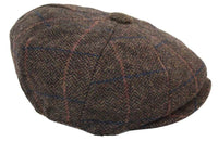 Moški vintage tweed klobuk Peaky Blinders