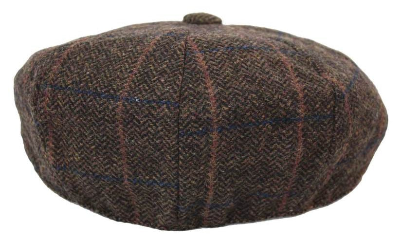 Moški vintage tweed klobuk Peaky Blinders