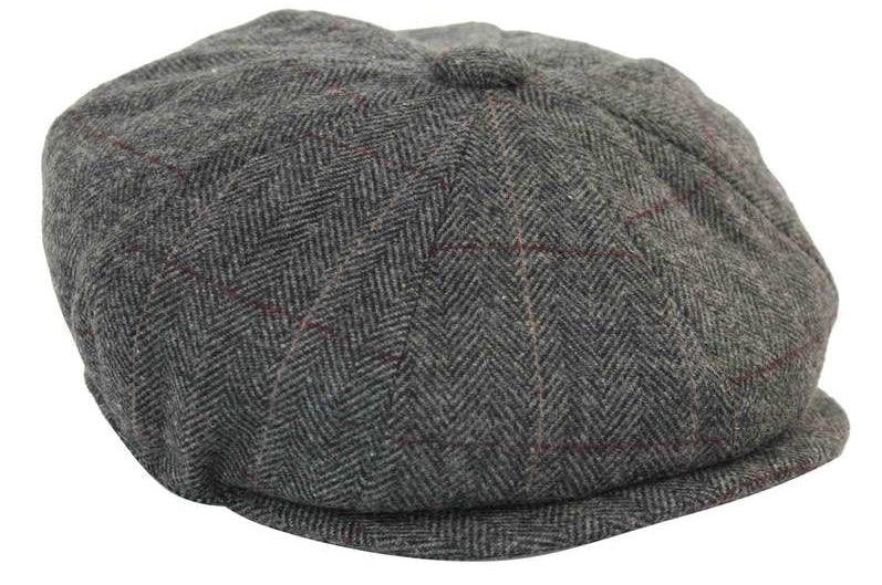 Moški vintage tweed klobuk Peaky Blinders