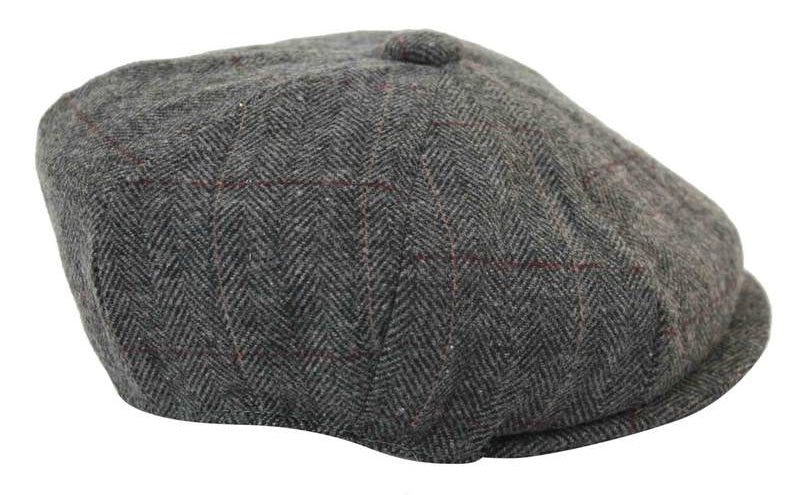 Moški vintage tweed klobuk Peaky Blinders