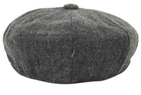 Moški vintage tweed klobuk Peaky Blinders