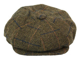 Moški vintage tweed klobuk Peaky Blinders
