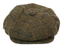 Moški vintage tweed klobuk Peaky Blinders