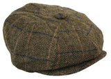 Moški vintage tweed klobuk Peaky Blinders