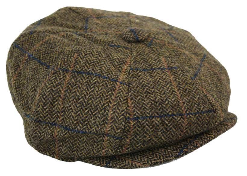 Moški vintage tweed klobuk Peaky Blinders