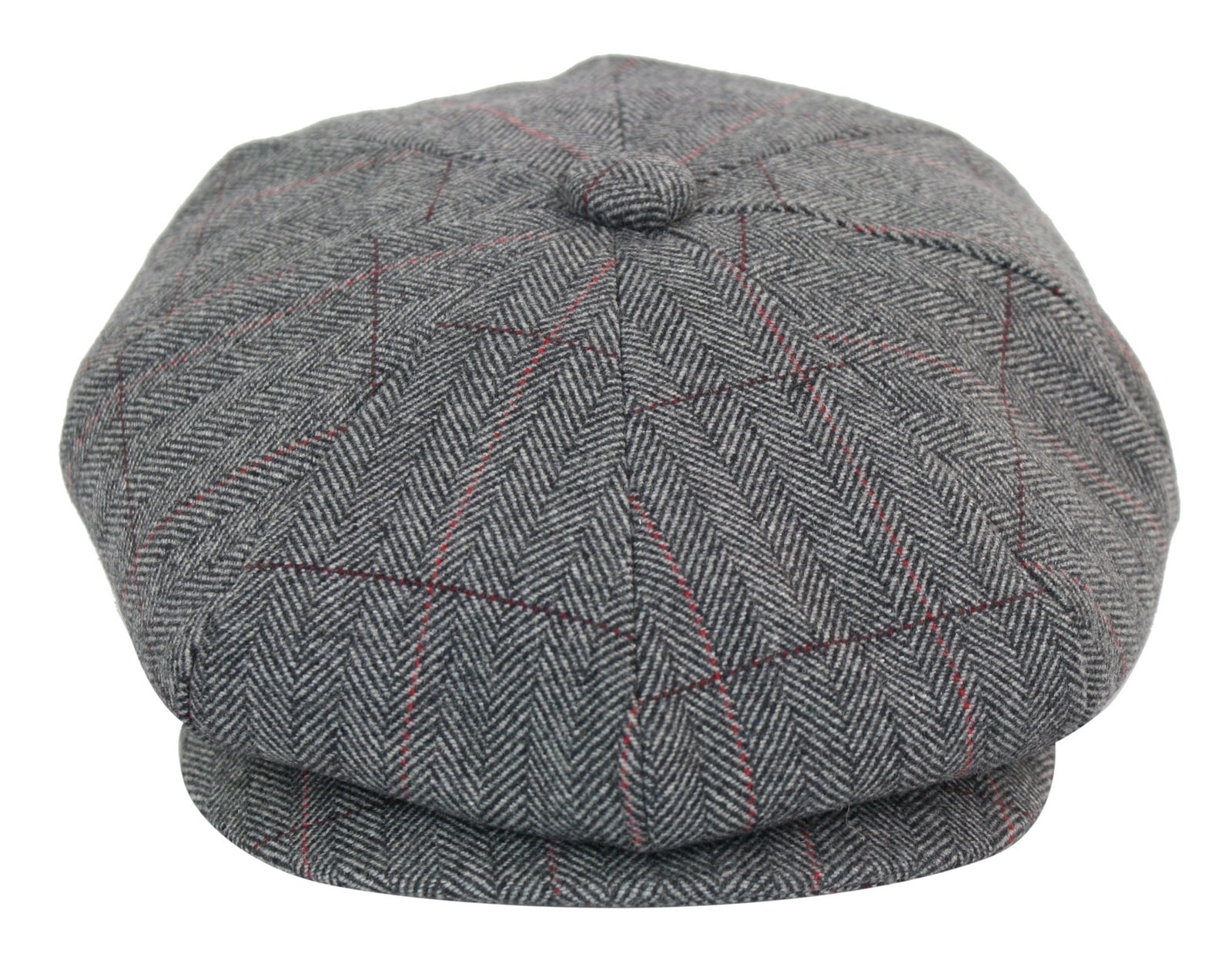 Moška kapa Peaky Blinders s tvidom in karo vzorcem