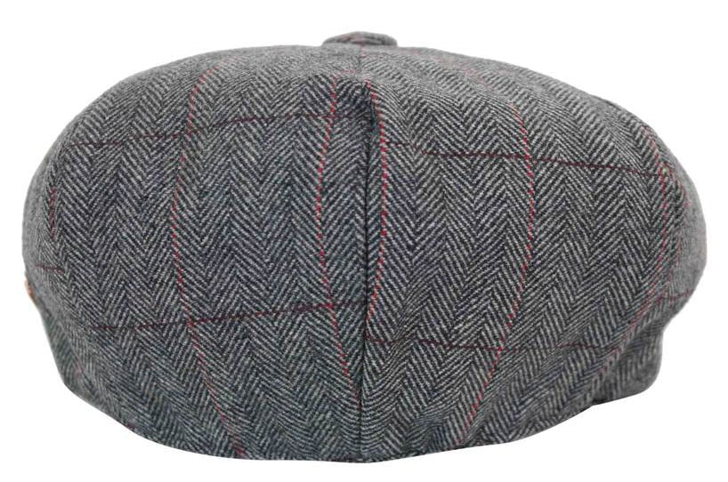 Moška kapa Peaky Blinders s tvidom in karo vzorcem