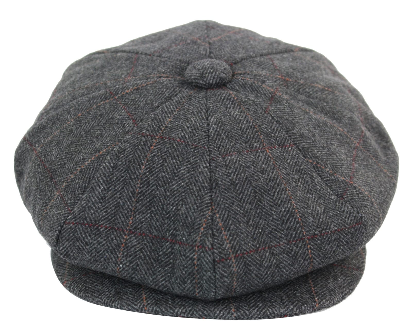 Moška kapa Peaky Blinders s tvidom in karo vzorcem