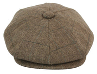 Moška kapa Peaky Blinders s tvidom in karo vzorcem