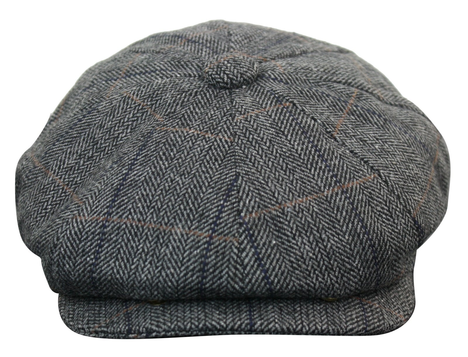 Moška kapa Peaky Blinders s tvidom in karo vzorcem