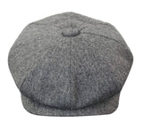 HT6364 - Moška kapa Newsboy Peaky Blinders z vzorcem ribje kosti in tvidom