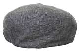 HT6364 - Moška kapa Newsboy Peaky Blinders z vzorcem ribje kosti in tvidom